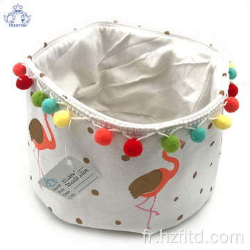 Personnaliser la taille du panier de rangement pour jouets en tissu pour la maison